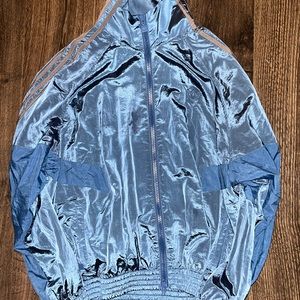 Blue Vintage Style Adidas Windbreaker Size Small